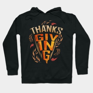 Thanks Giv In G Modern Logo For Thanksgiving Hoodie